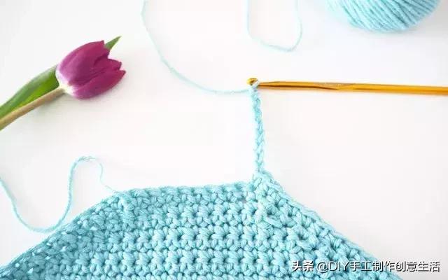 夏天来了，一定要钩一套给自己，有钩织教程
