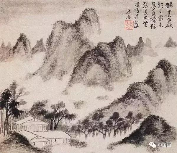 枯笔讲解,赏析枯笔