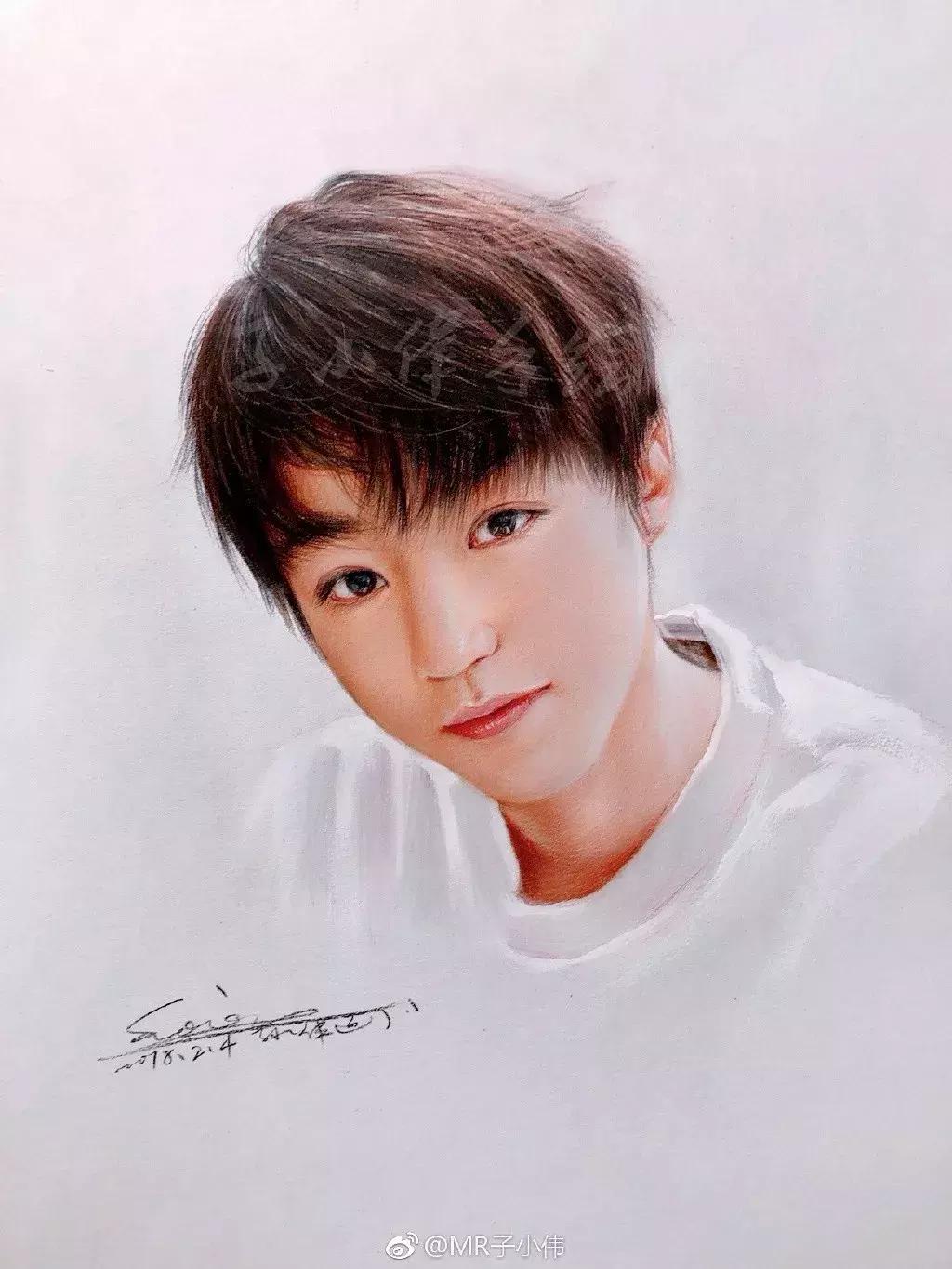 写实彩铅画,超好看素描画迪丽热巴