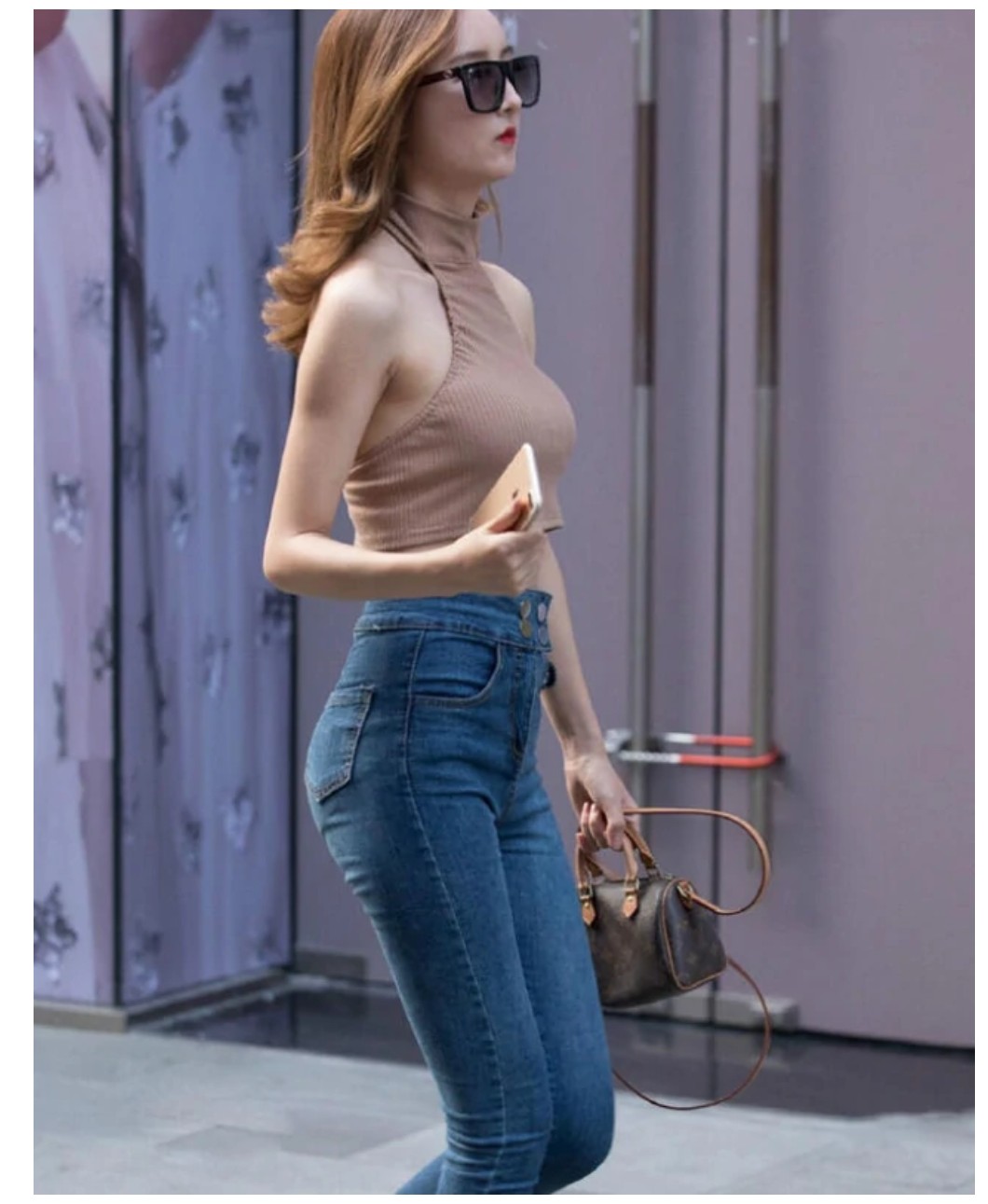 无痕牛仔裤小姐姐,隐形无痕牛仔裤百搭