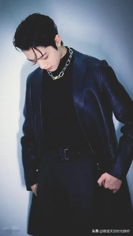 秋冬男星皮衣穿搭,男明星皮衣外套搭配