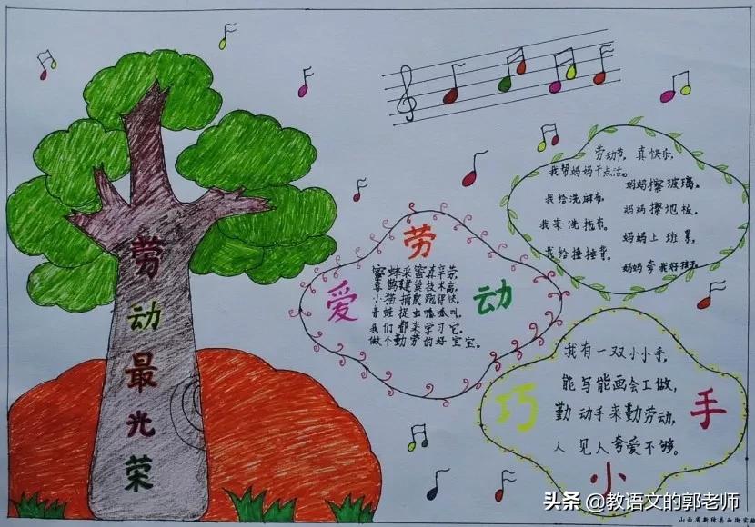 幼儿园五一劳动节黑板报简单漂亮,五一劳动节手抄报名人名言和诗歌