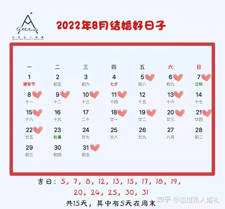 2022年十一最佳的结婚吉日一览表,怎样挑选2020年结婚的吉日