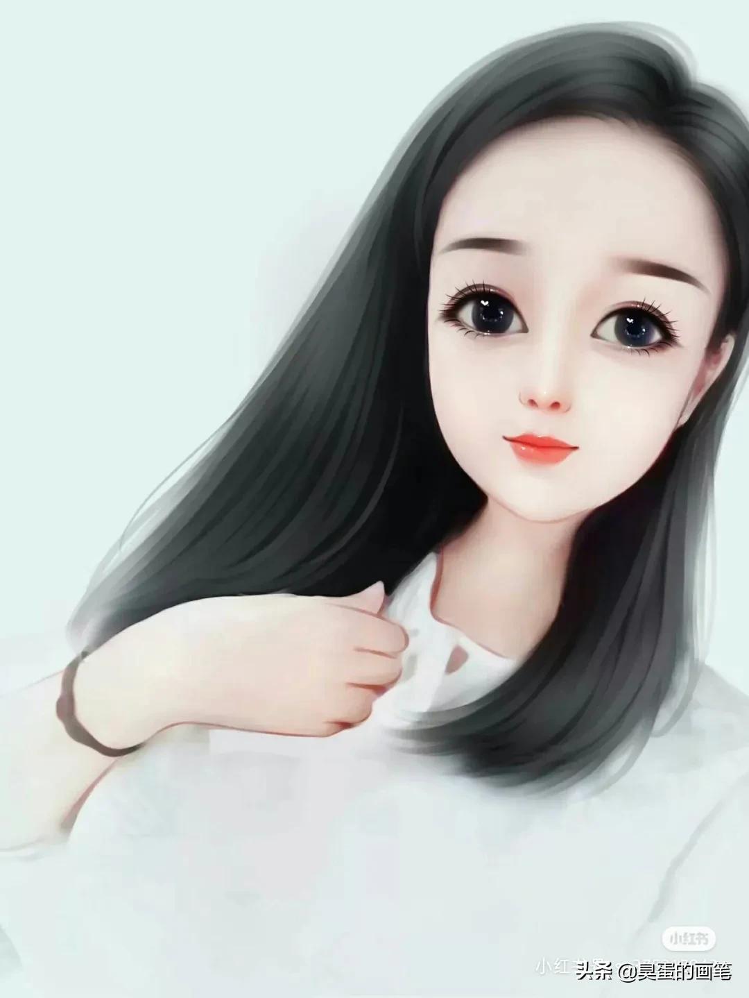 卡通布娃娃头像可爱呆萌,奶凶奶气的可爱头像真人好看