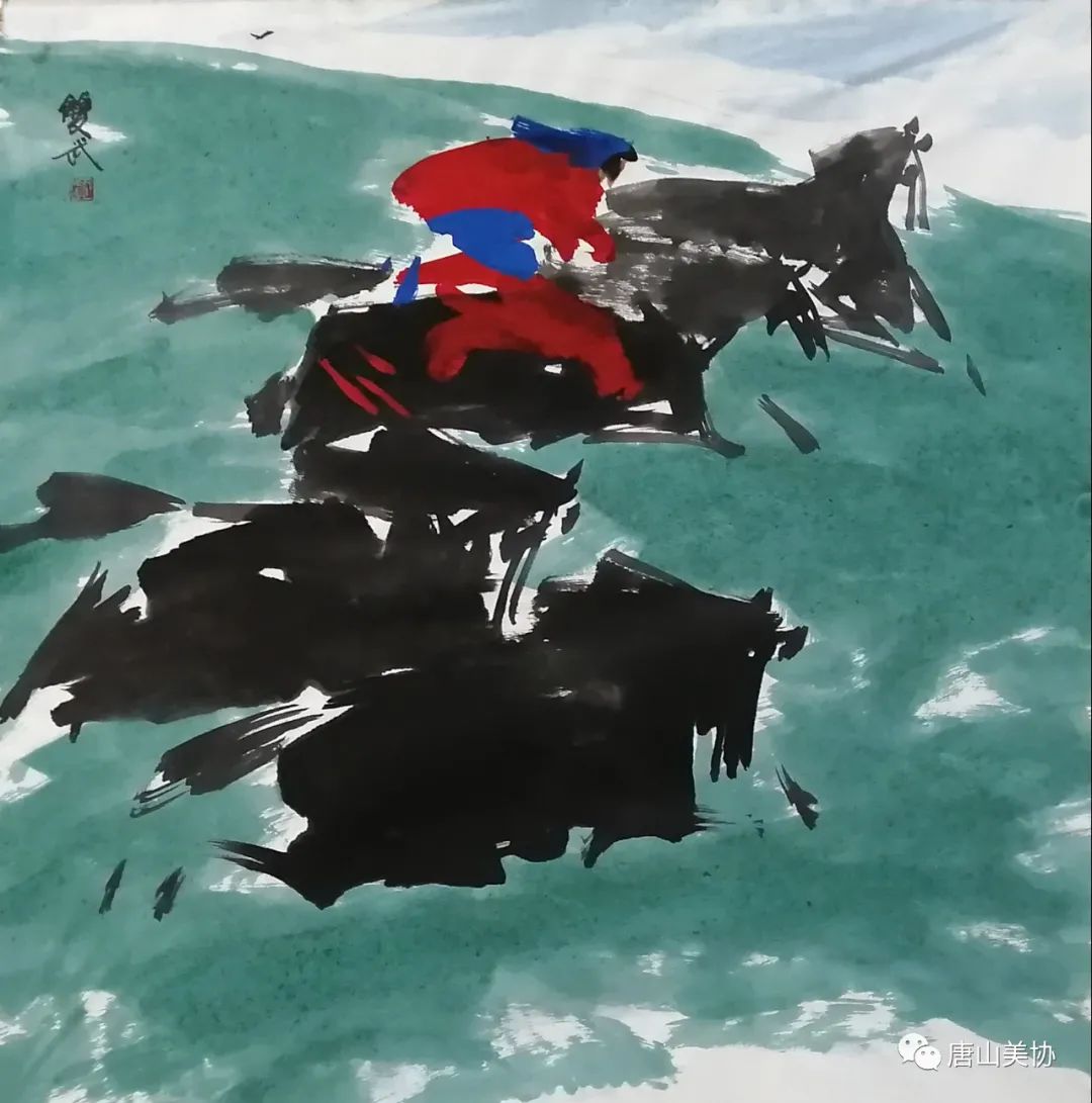 大美唐山展,展现唐山新时代绘画作品