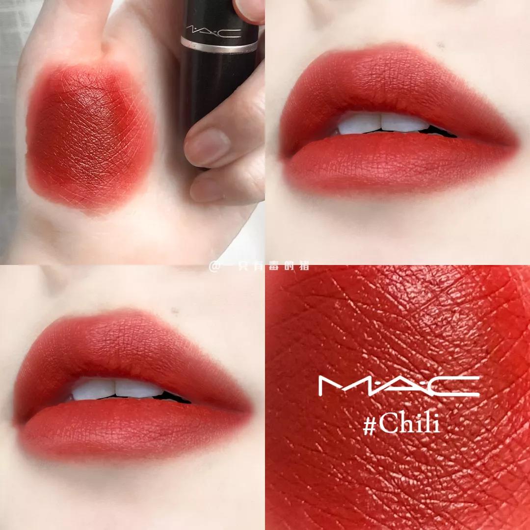 7支最火的mac口红试色,mac最值得买的5支口红