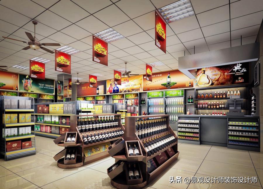 商场店铺设计案例图纸,超市设计图解大全