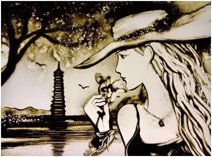 沙画艺术家安剑秋,梦飞沙画
