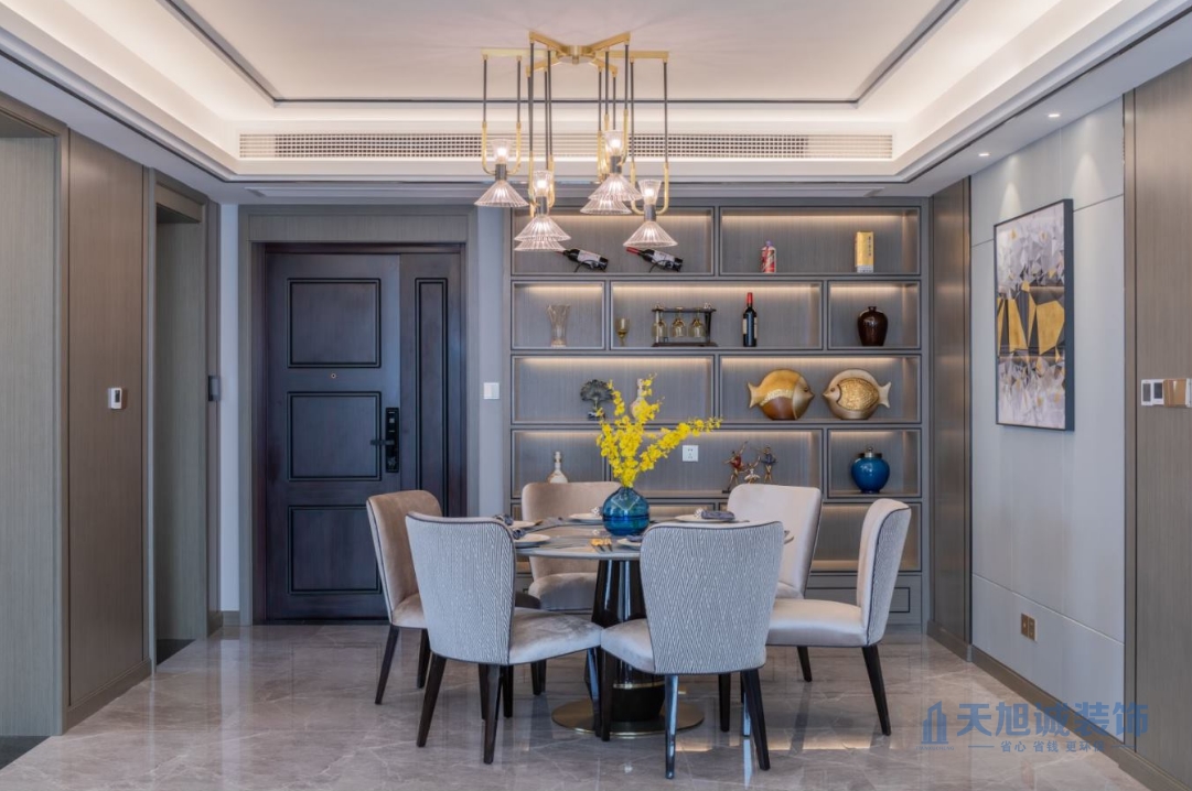 烟台装修公司石药健康城118平现代装修效果图