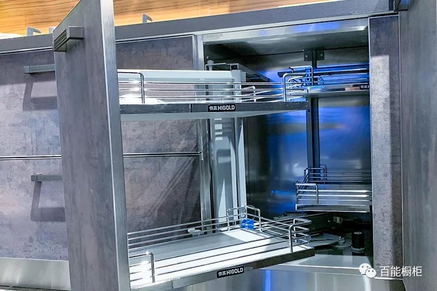 百能不锈钢厨房橱柜,百能不锈钢橱柜中式风格