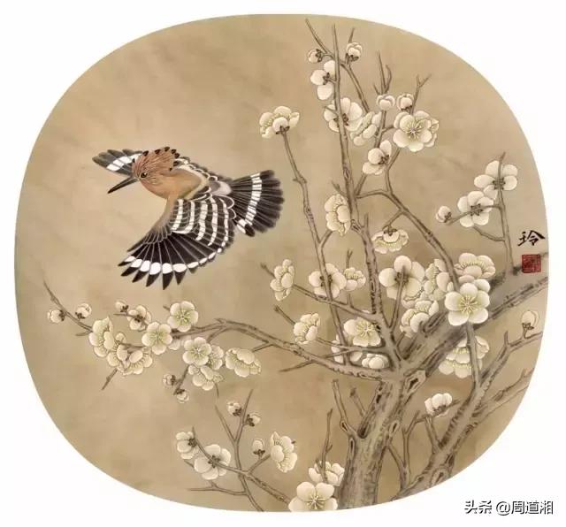 宋人工笔花鸟临摹步骤,工笔花鸟玉兰的画法