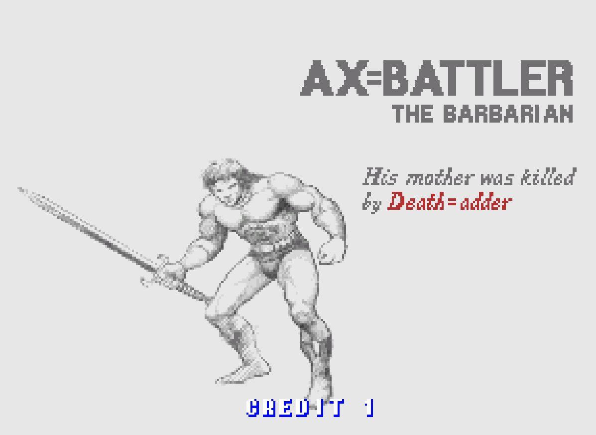 世嘉的战斧系列衍生作漫谈,街机经典游戏盘点大合集