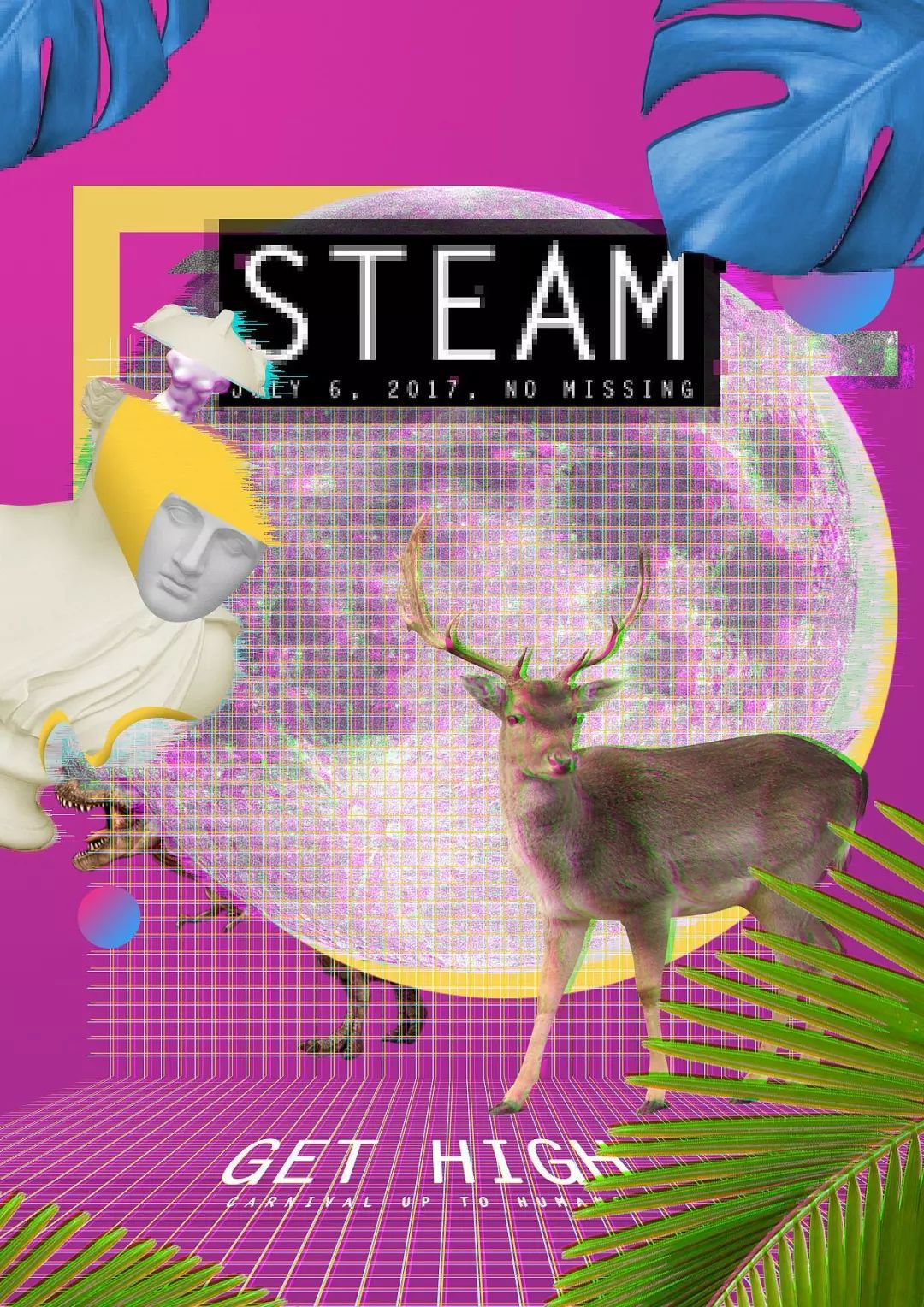 没事别瞎玩儿：浅谈蒸汽波艺术——搞这些骚东西会上瘾