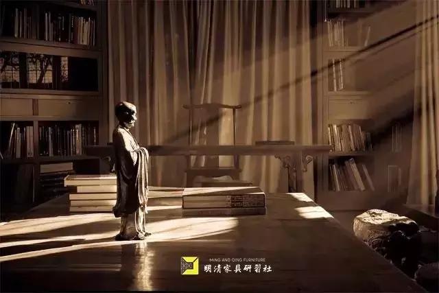 古典家具现代空间书房,古典家具与现代空间书房