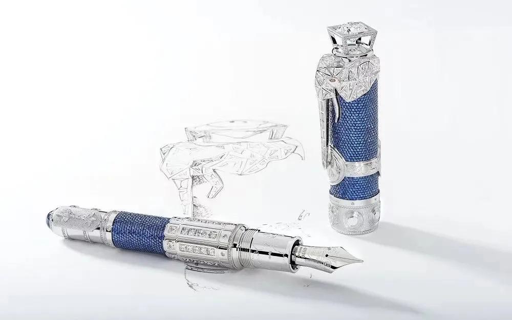 价值200万，以康熙、长城、泰姬陵作为创作灵感的笔长什么样？