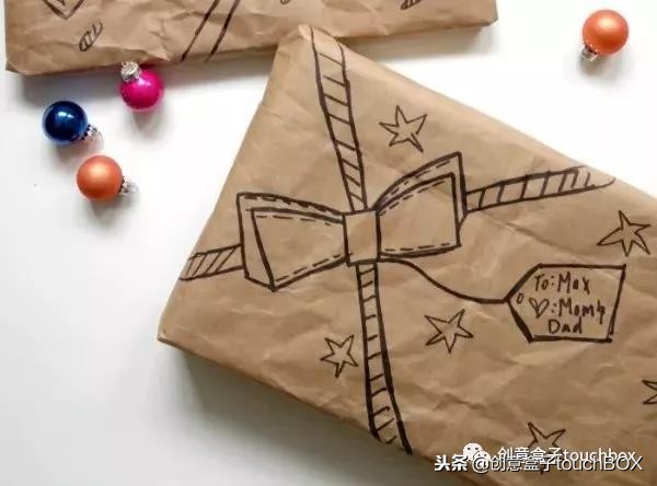 礼物包装教程不用双面胶,六个礼物包装的小技巧