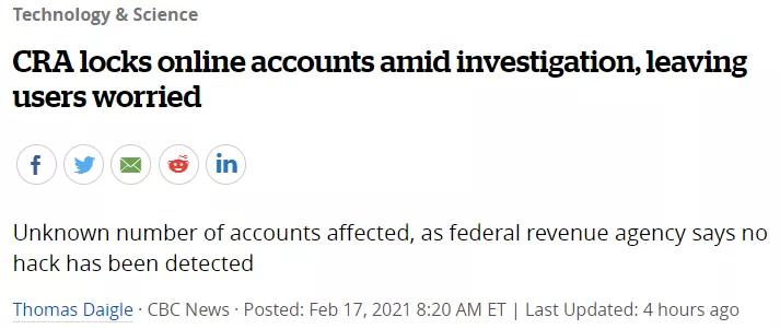 CRA犯下大错！17岁倒霉蛋被追缴税款，银行卡被扣成负数