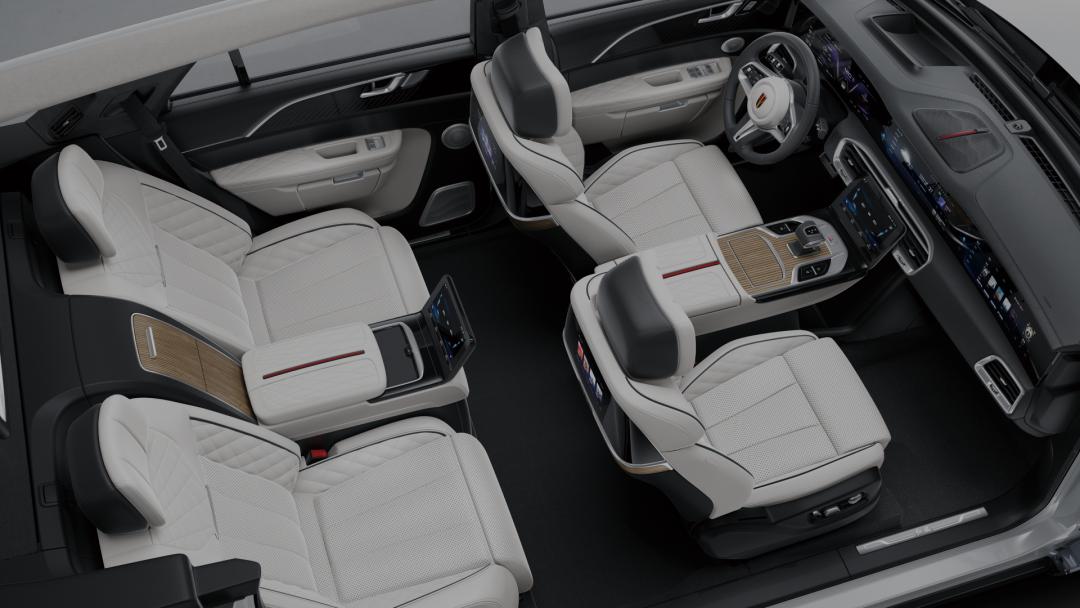 全新红旗e-hs9实车价格,红旗新款e-hs9被曝价格4座