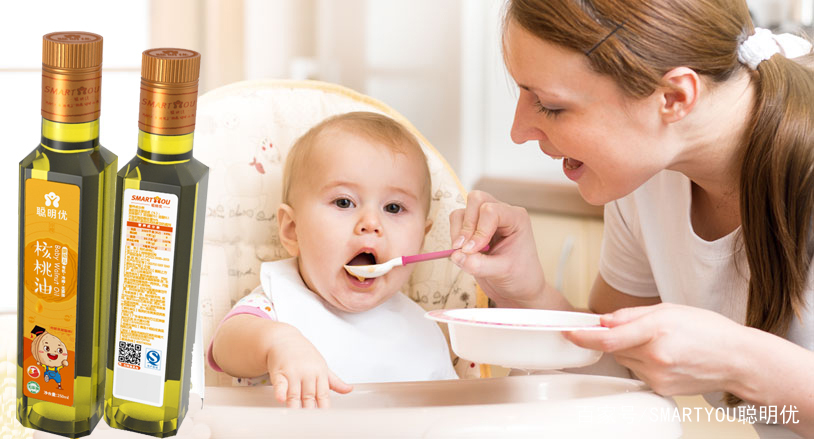 宝宝几个月吃核桃油最好,婴儿几个月添加核桃油呢