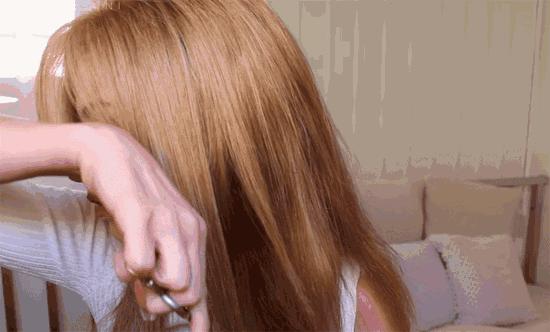 自己剪八字刘海教程学生简单,如何剪法式刘海教程学生