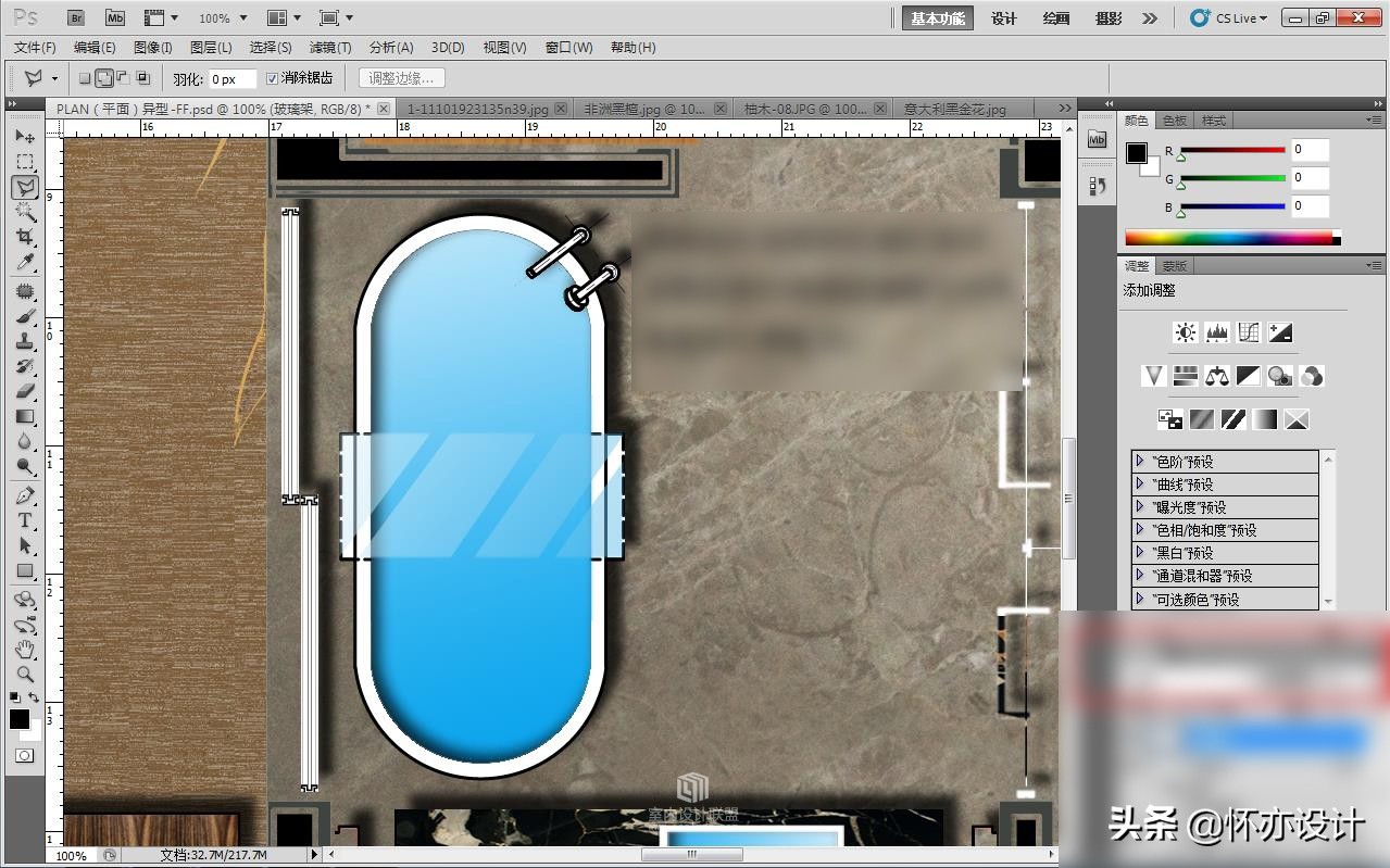 ps黑白平面教程图怎么做,ps软件平面配色教程