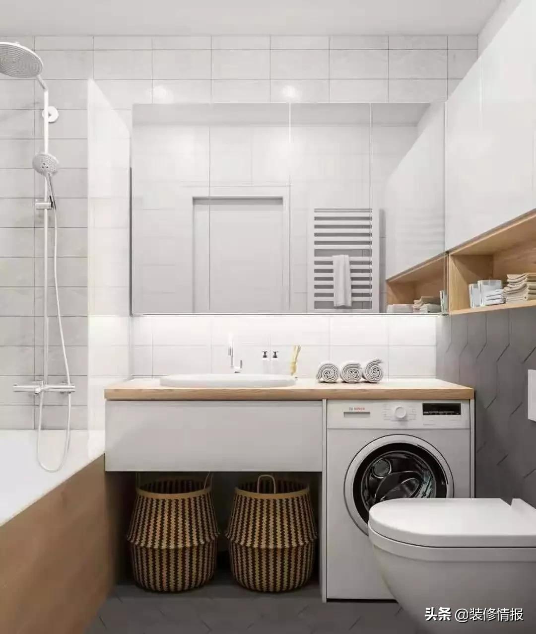 小户型卫生间平面布局最佳效果图,正方小户型卫生间设计布局