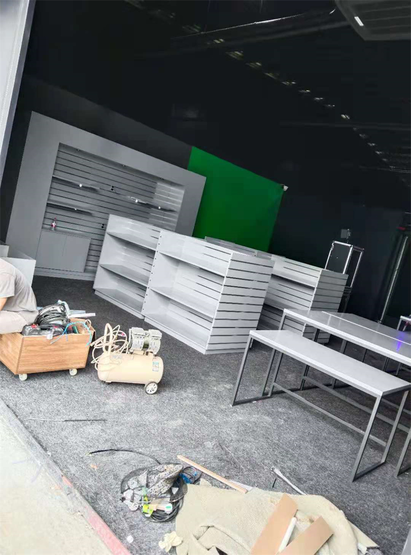 惠东全铝展柜,服装展示柜专业服装展柜定制