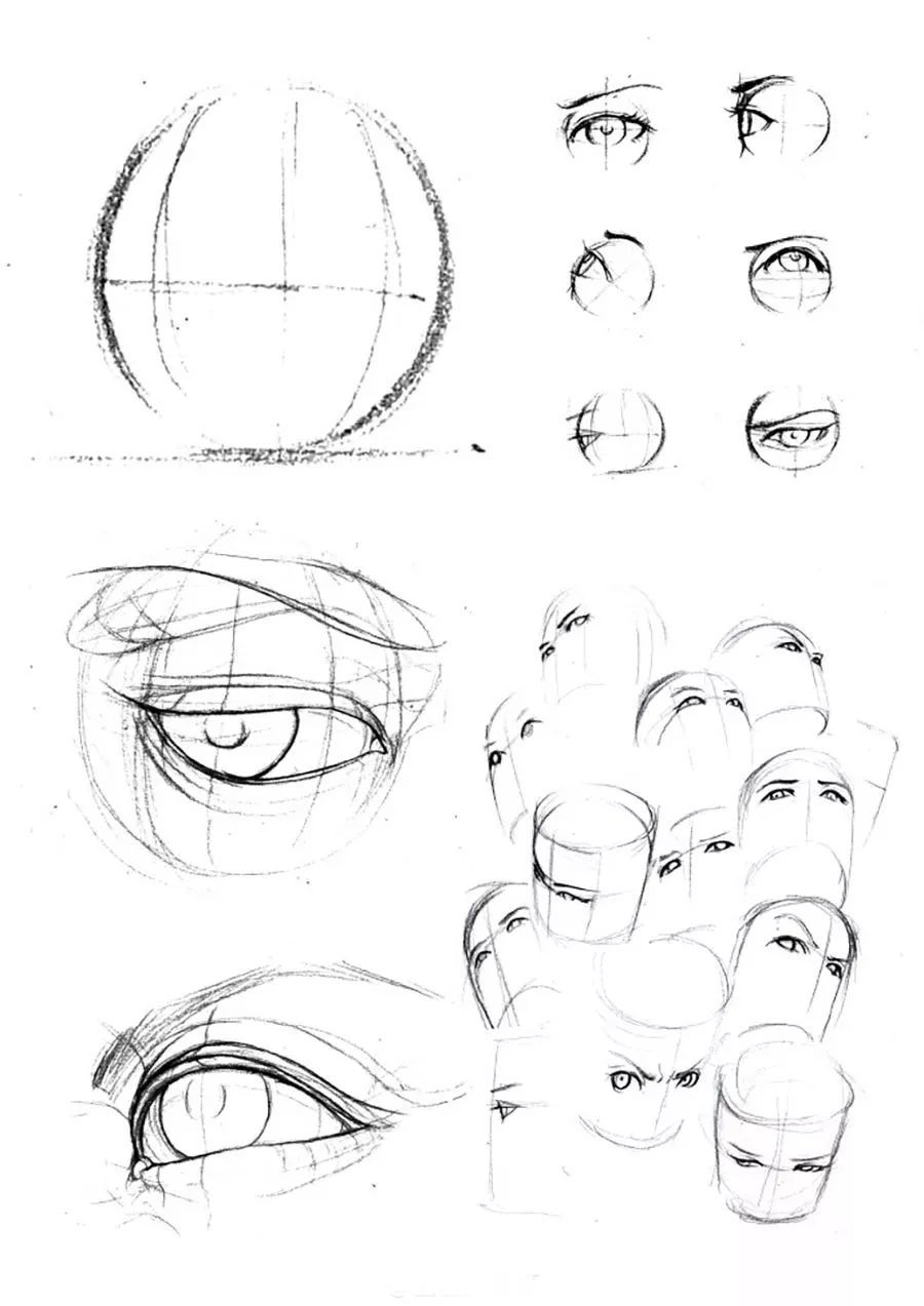 动漫人物眼睛该怎么画新手入门,怎么画动漫人物的眼睛新手教程