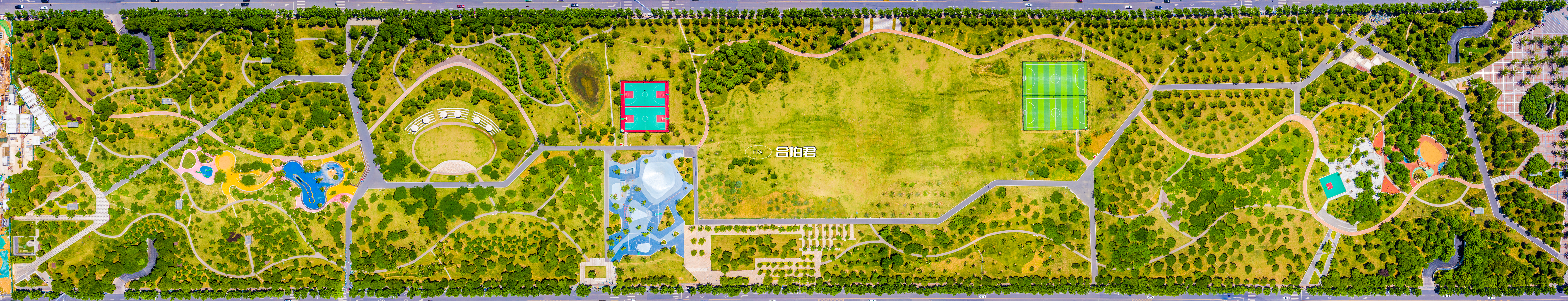 合肥政务区绿轴,绿轴公园合肥