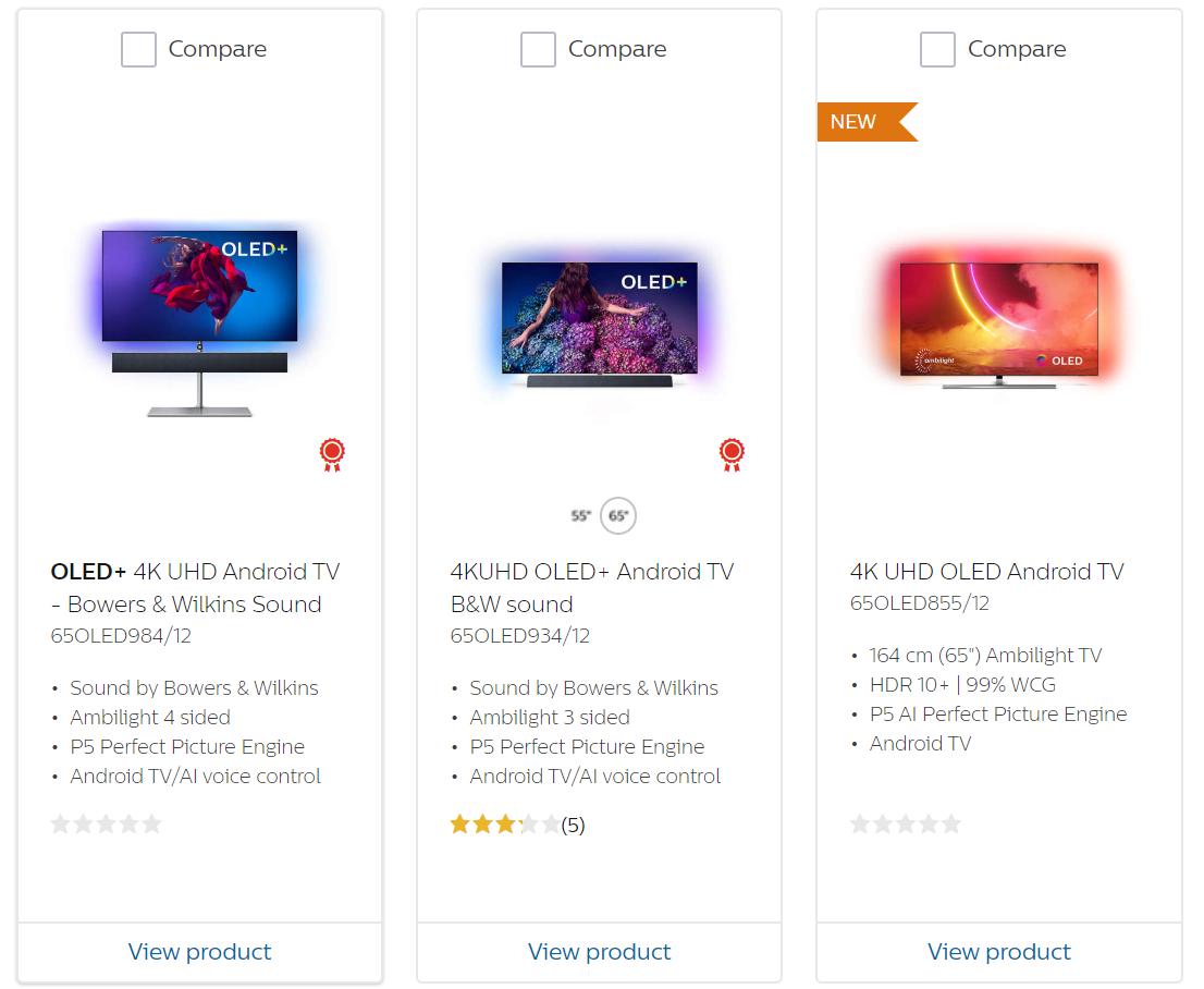 飞利浦55oled804,飞利浦65寸oled786评测