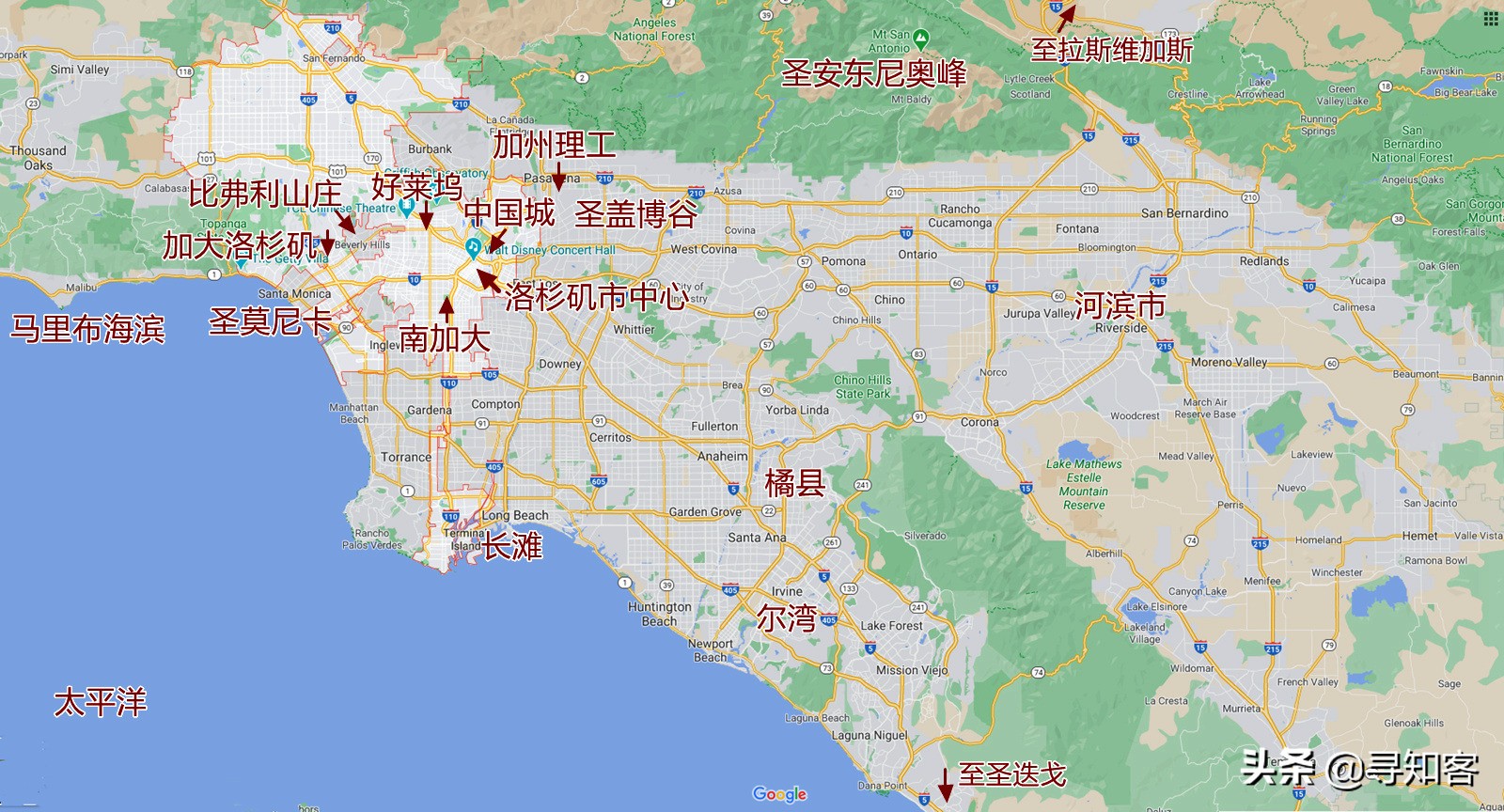 洛杉矶是美国哪个州最大的城市,美国印象