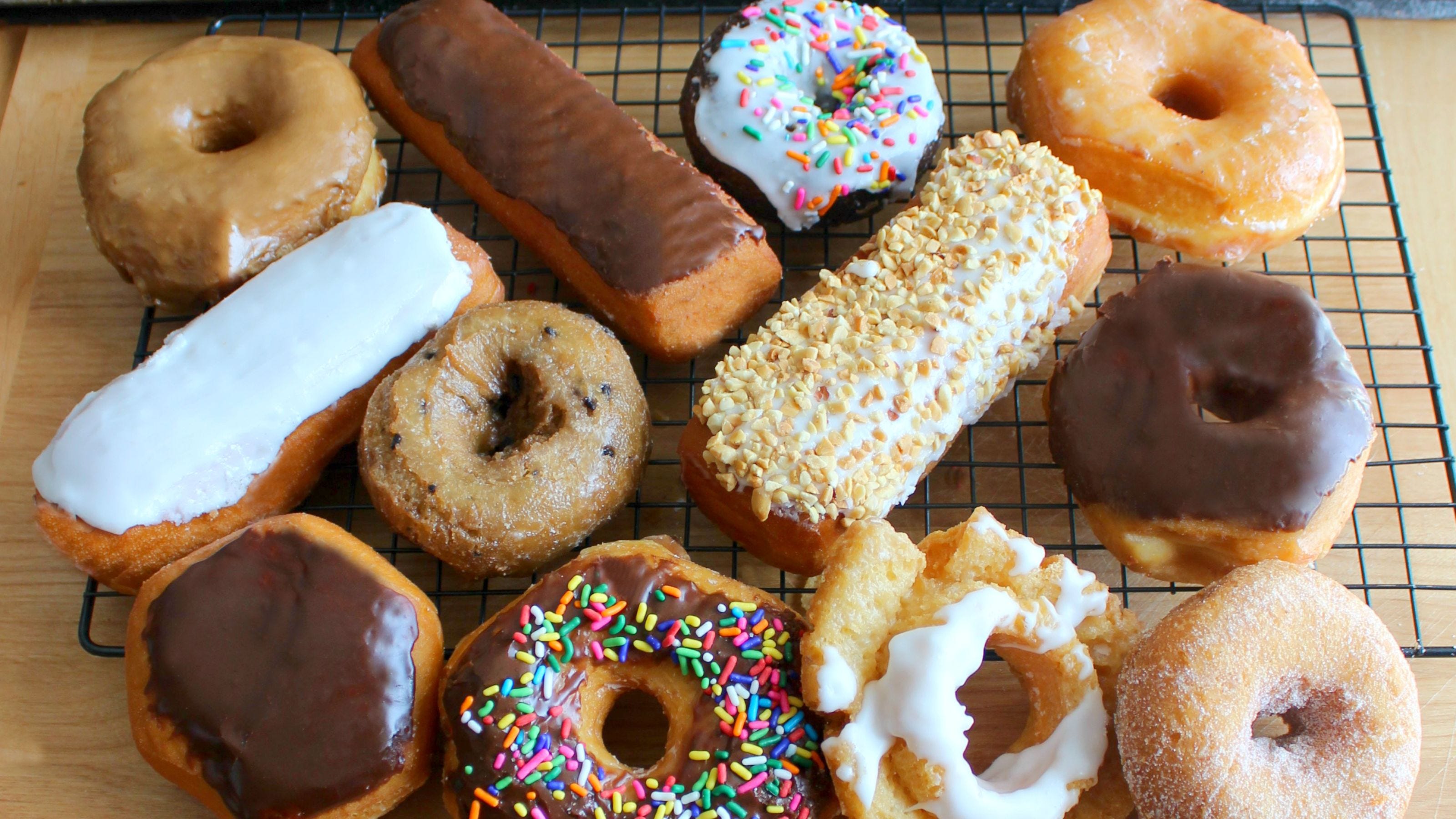 甜甜圈口味排行,不同款式的甜甜圈