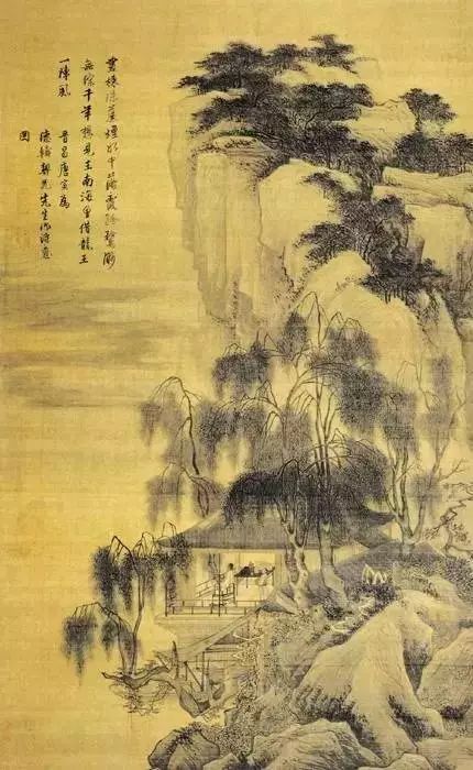 明代夏芷国画山水作品高清大图,明代100幅山水精品赏析第二辑