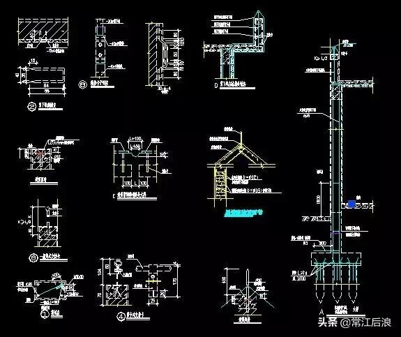 建筑防雷接地图纸,电气防雷接地平面图怎么看