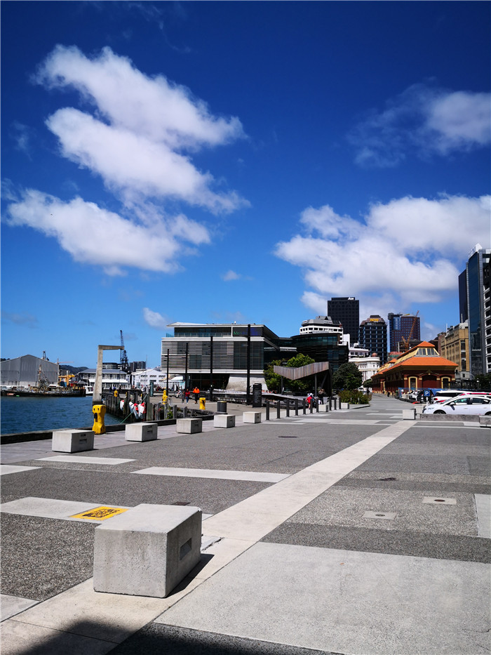 新西兰总理府前吃素食