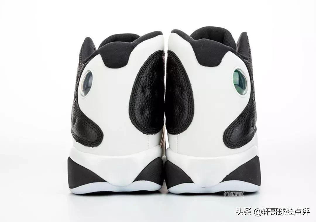airjordan1黑白熊猫高仿,airjordan13慈善细节