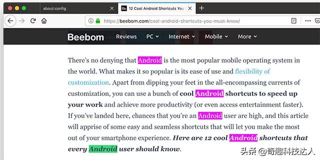 firefox隐藏功能,firefox优化设置