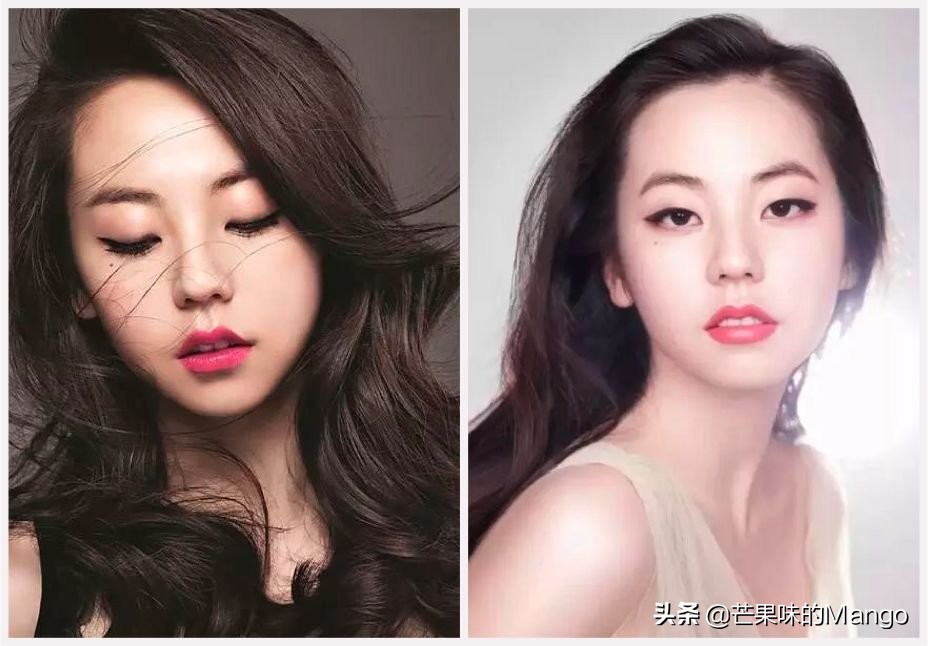 周冬雨单眼皮搭配,韩国单眼皮女明星眼妆金高银