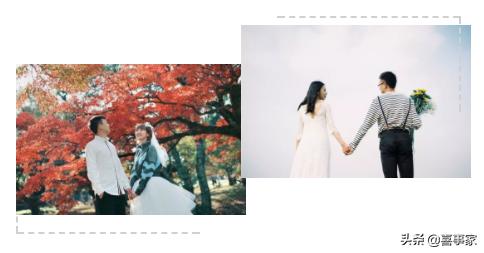 清新唯美的婚纱照简单才最美,青岛春天外景婚纱照