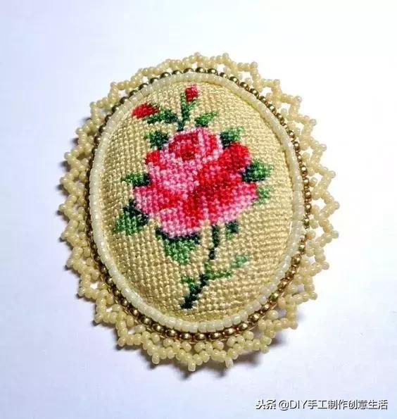 如何绣项链,手工项链绣法