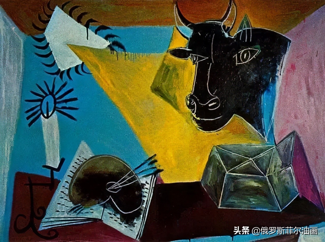 绘画毕加索二次创作经典作品,毕加索最著名的十幅画图片