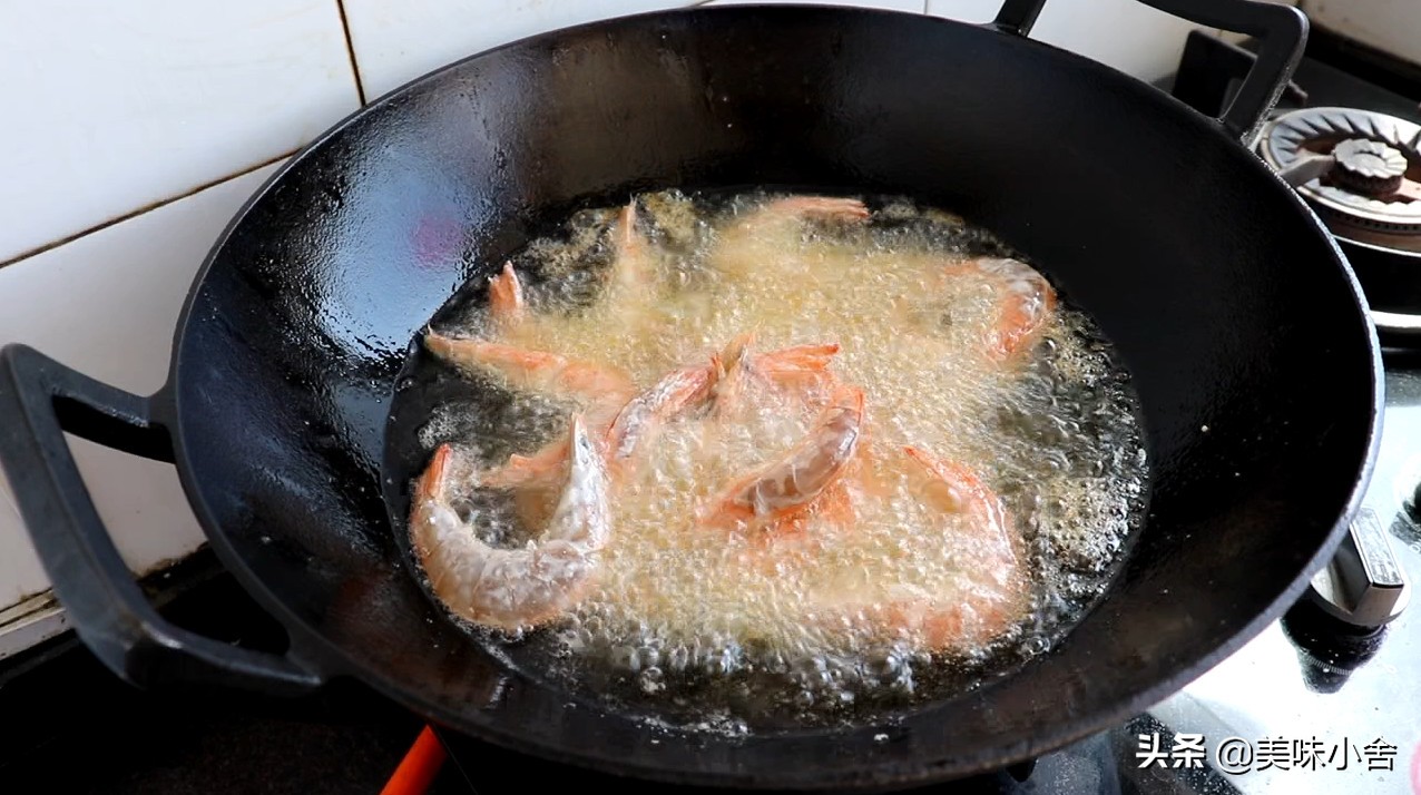 香酥椒盐青岛大虾,香酥椒盐土豆大虾