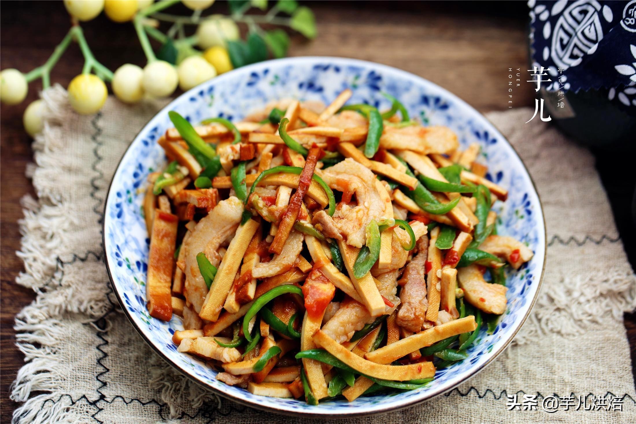 豆干炒肉的做法不要辣椒,五香豆干怎么炒下饭