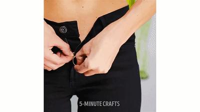 小妙招衣服后面有拉链自己不好拉,妙招衣服拉链底端坏了