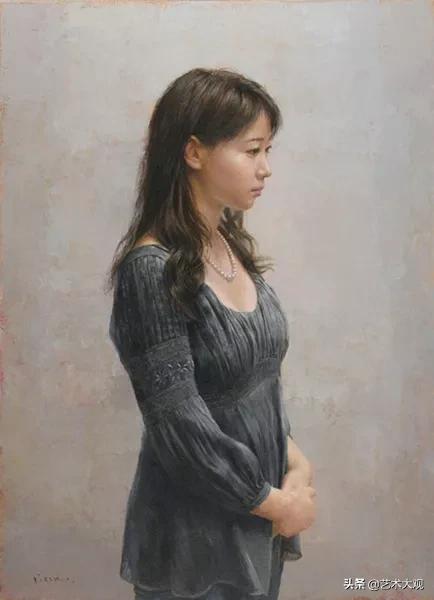 木原和敏人物油画,日本画家超写实人物油画欣赏