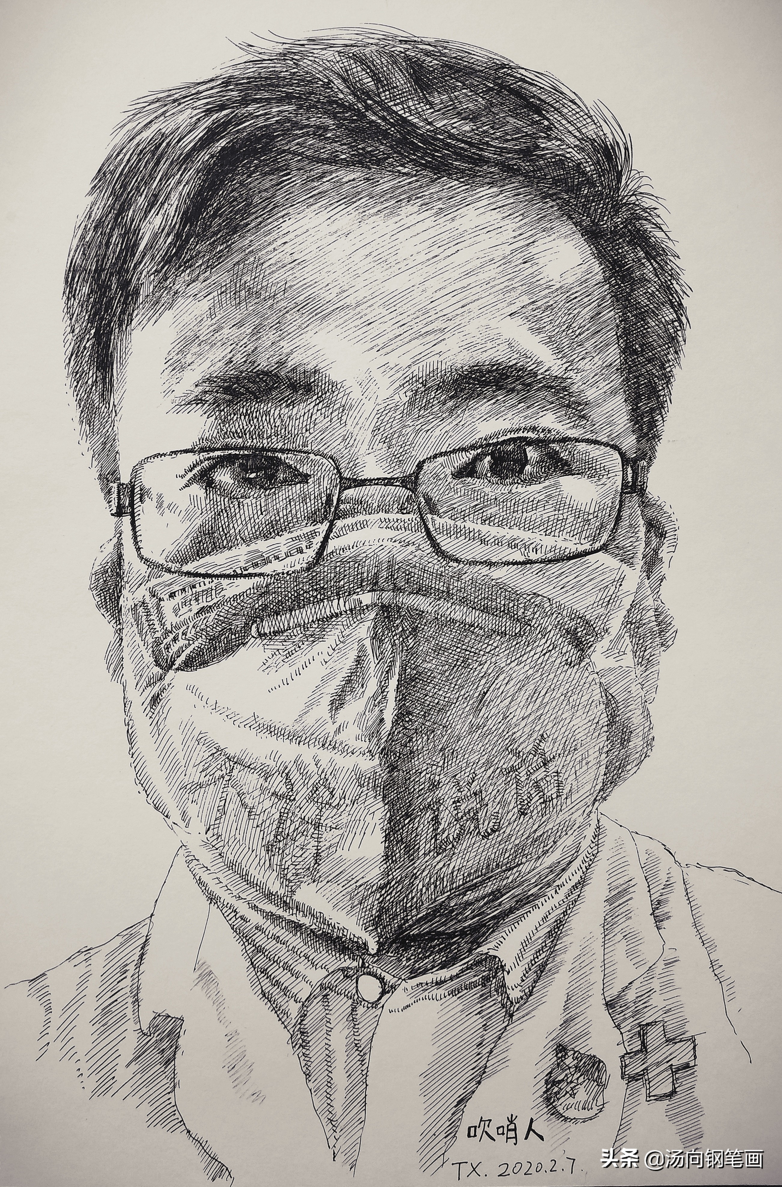 钢笔画零基础入门教程7,7-10岁儿童画画用钢笔画