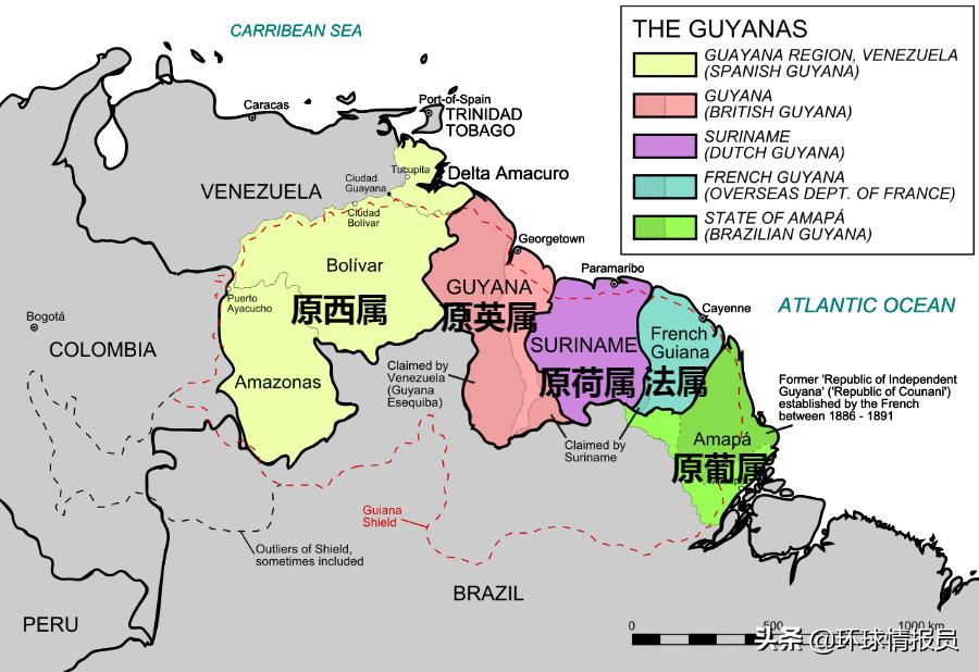 委内瑞拉为什么有圭亚那主权,委内瑞拉领土