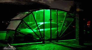 不占地方简易可折叠车库,车库怎么装修既能停车又能住人