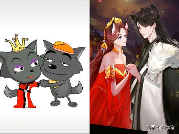 童年动画拟人化喜羊羊与灰太狼,动漫角色拟人化喜羊羊