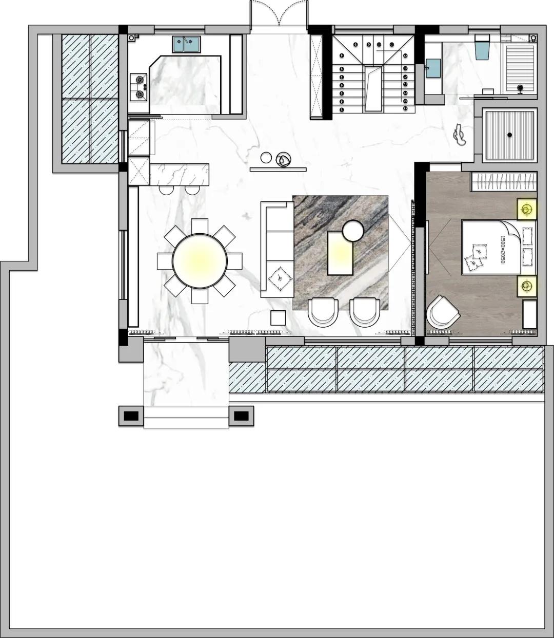 中式6层豪华顶级别墅,6层楼的现代风格别墅